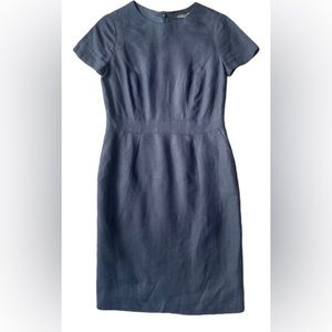 Brooks Brothers Navy Linen Dress